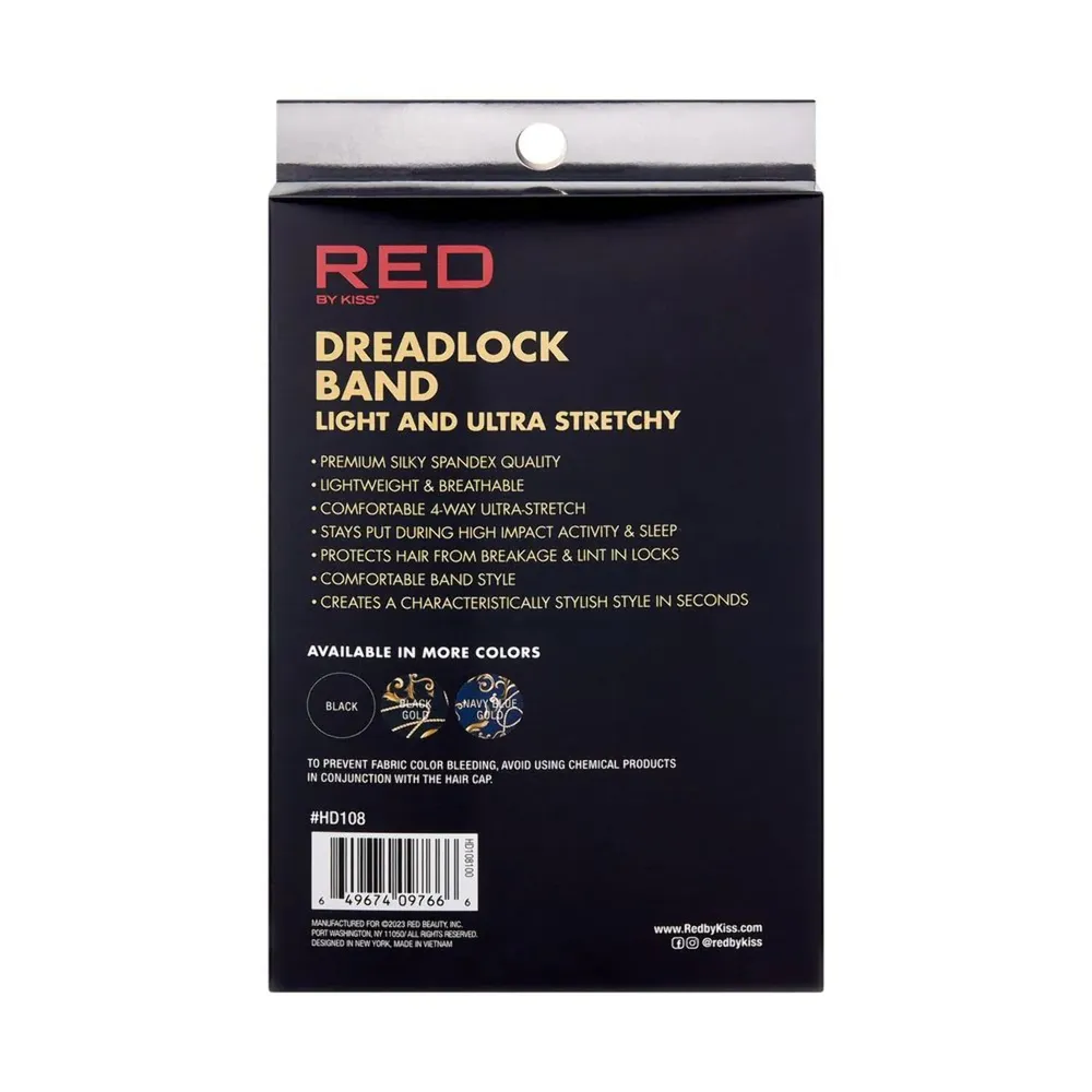 Red by Kiss Ultra Stretchy Dreadlock Band - Image 6