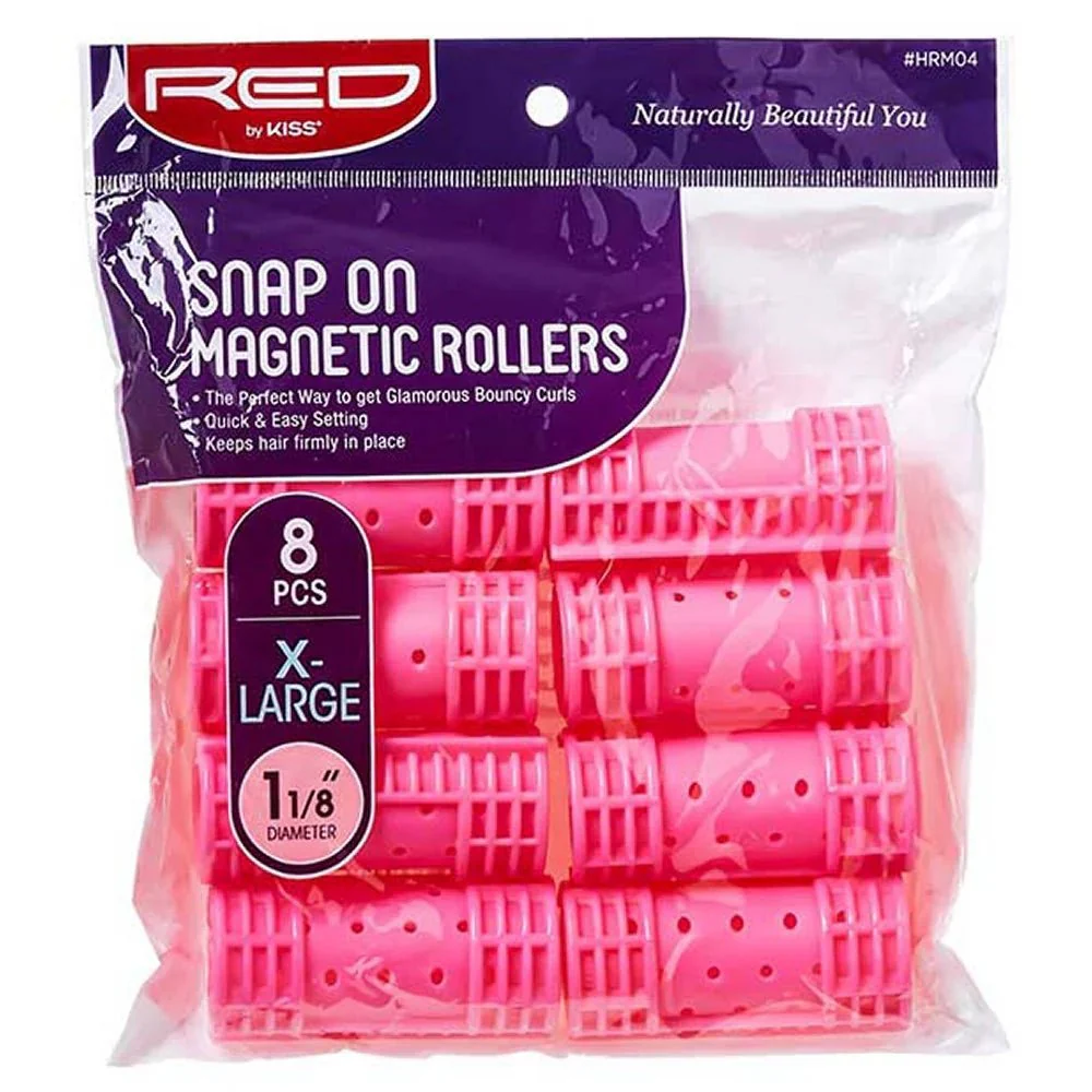 RED by Kiss Snap-On Magnetic Roller XL