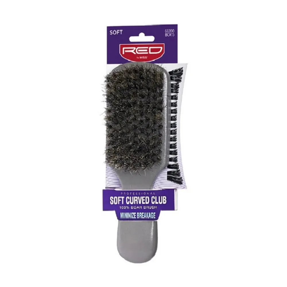 Red Professional Soft Curved Brush BSH BOR15 - Image 2