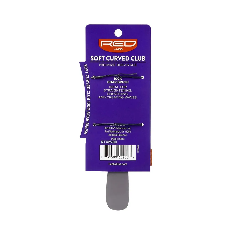 Red Professional Soft Curved Brush BSH BOR15 - Image 3