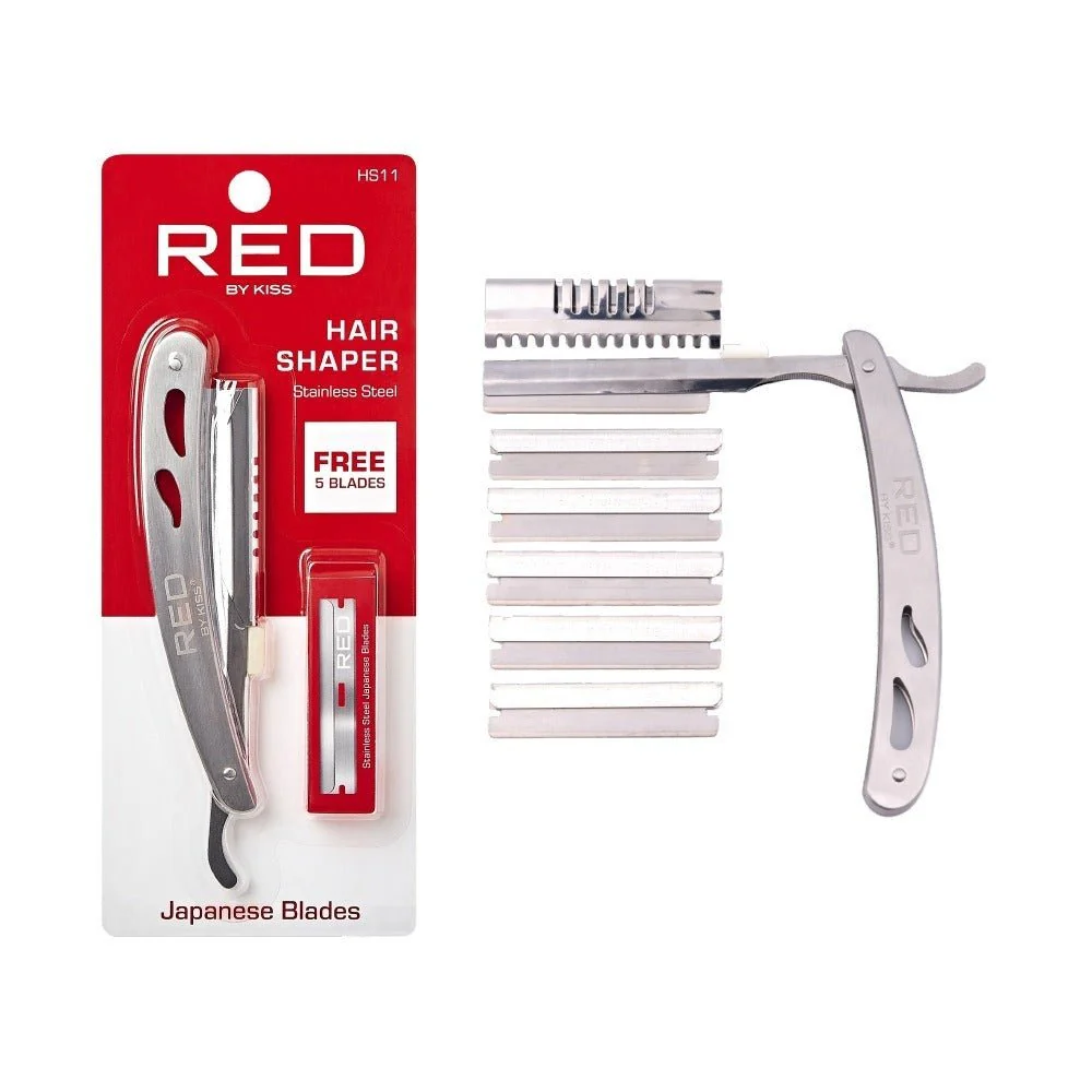 Red by Kiss Stainless Steel Hair Shaper – 5 Blades