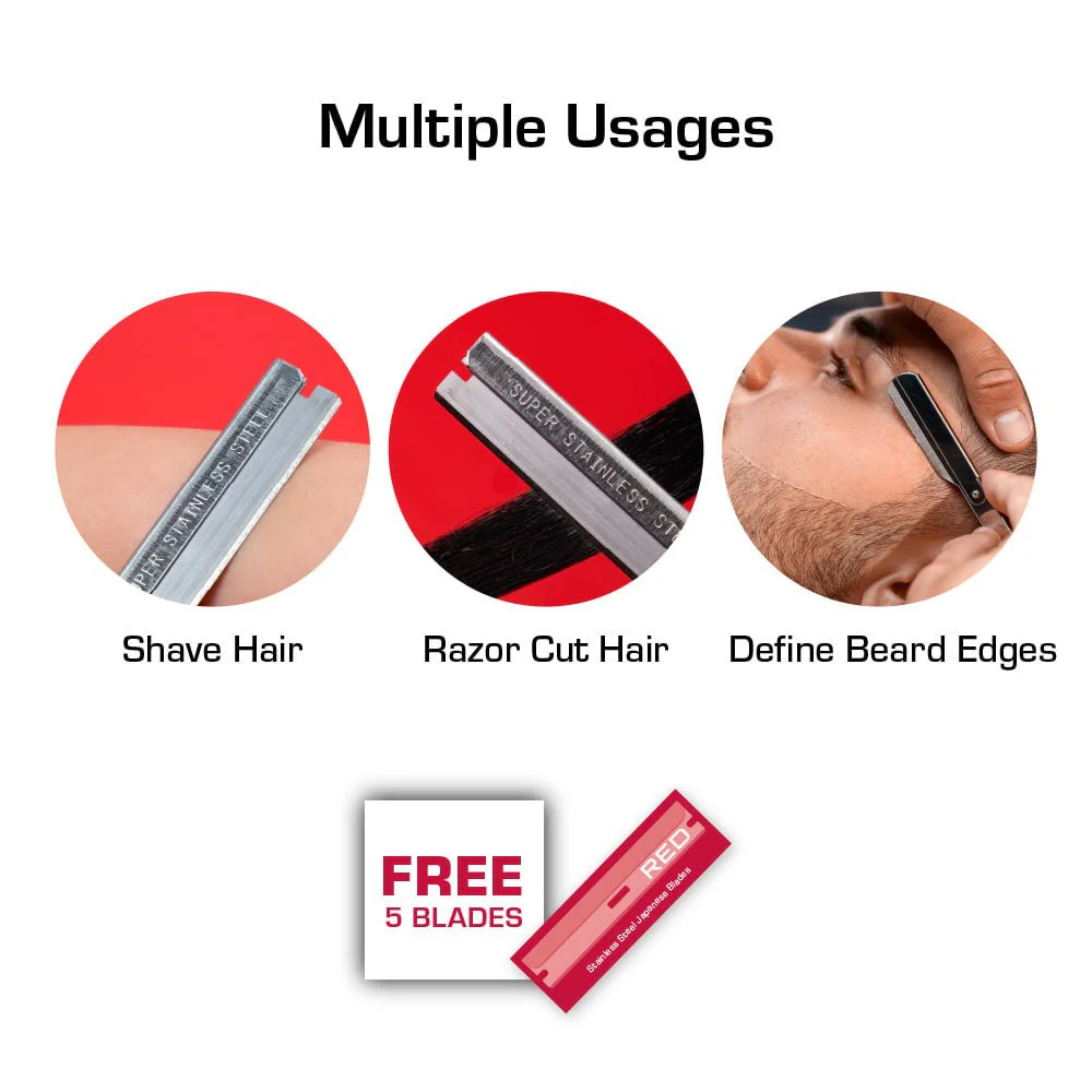 Red by Kiss Stainless Steel Hair Shaper – 5 Blades - Image 4