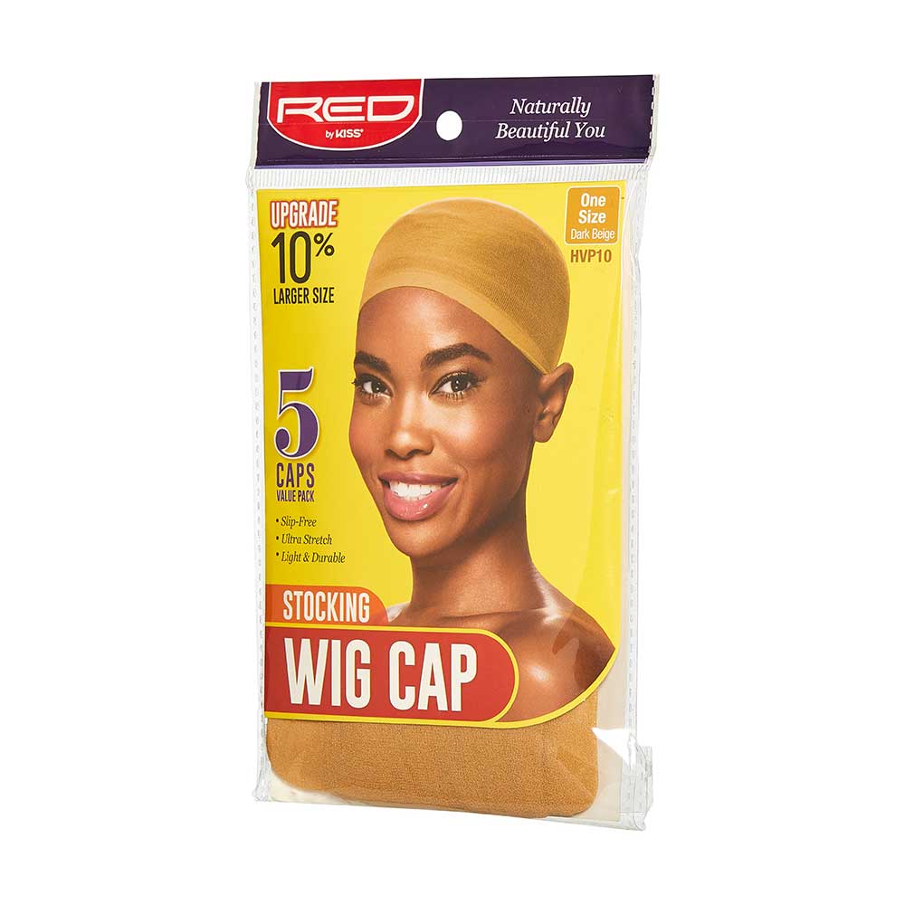 Red by Kiss Stocking Wig Cap – 5 Pcs - Image 3