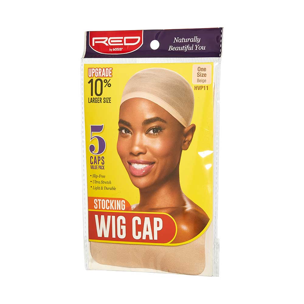 Red by Kiss Stocking Wig Cap – 5 Pcs - Image 5