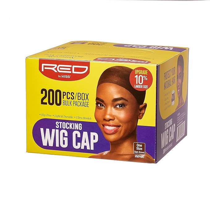 Red by Kiss Stocking Wig Cap – 200 PCS - Image 3