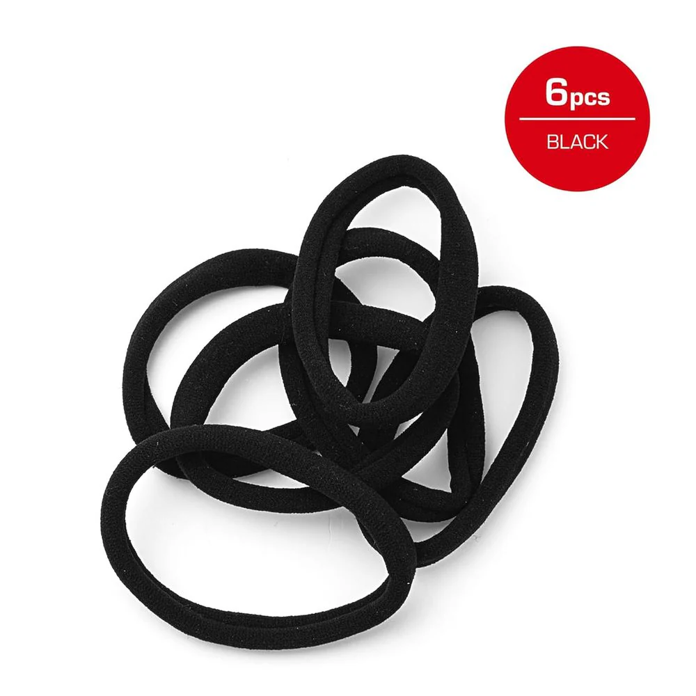 Red by Kiss 8 Pcs Strong Hold Ponytail Holders – Thick - Image 3