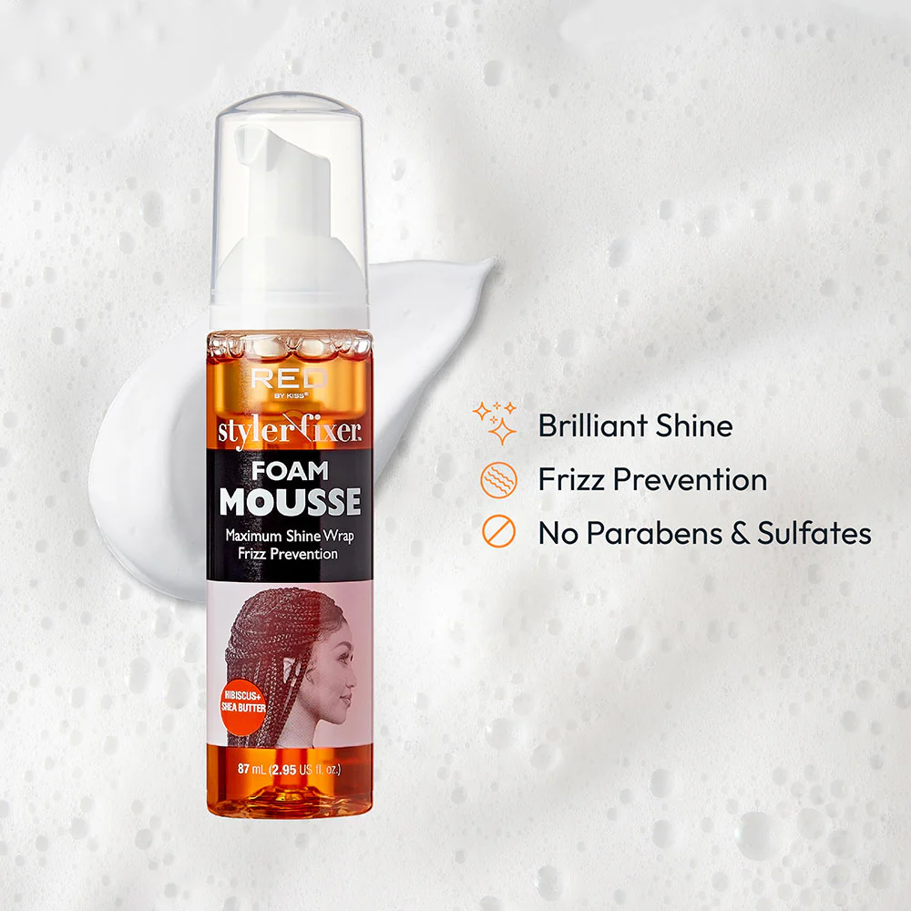 Red by Kiss Styler Fixer Foam Mousse – 2.5 fl oz - Image 9
