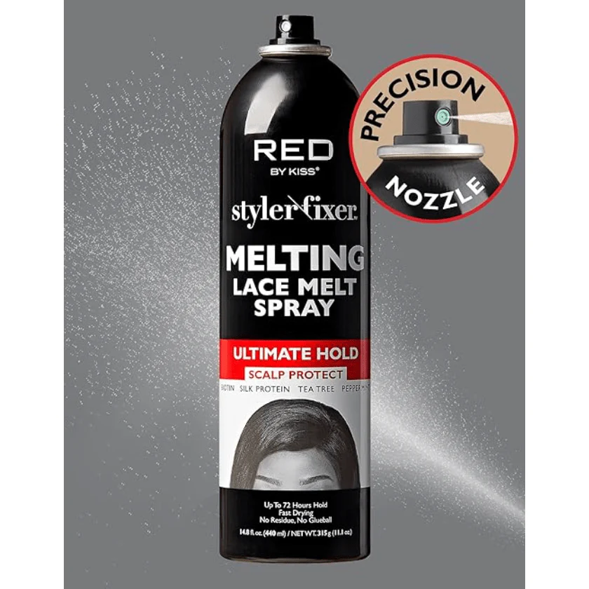 RED by Kiss Styler Fixer Melting Lace Spray – Ultimate Hold - Image 2