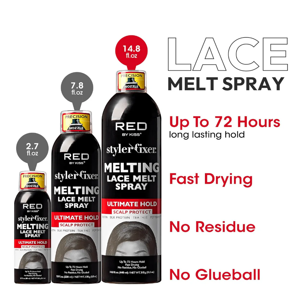 RED by Kiss Styler Fixer Melting Lace Spray – Ultimate Hold - Image 4