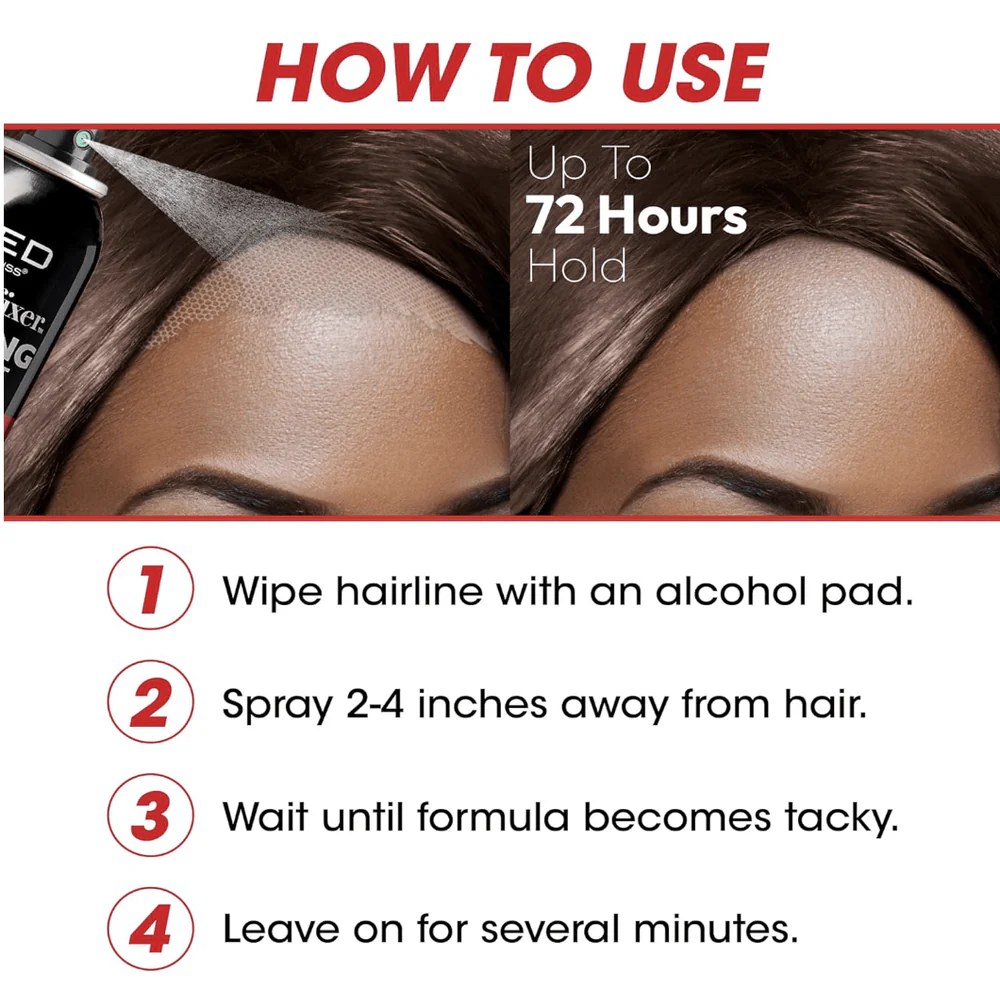RED by Kiss Styler Fixer Melting Lace Spray – Ultimate Hold - Image 6