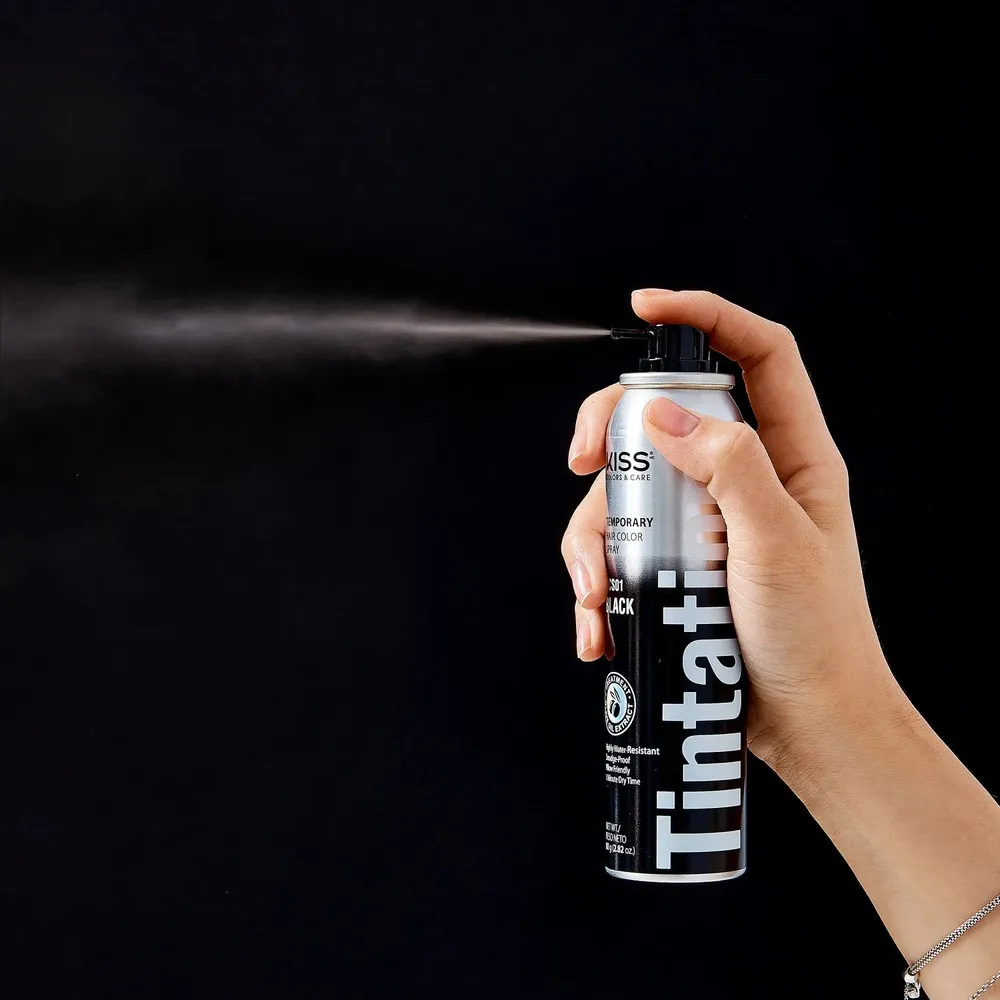 RED by Kiss Tintation Color Spray - Black & Jet Black - Image 5