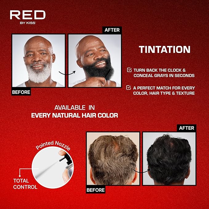RED by Kiss Tintation Color Spray - Black & Jet Black - Image 8