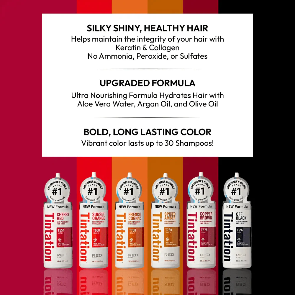 Red by Kiss – Tintation Semi-Permanent Hair Color - Image 22