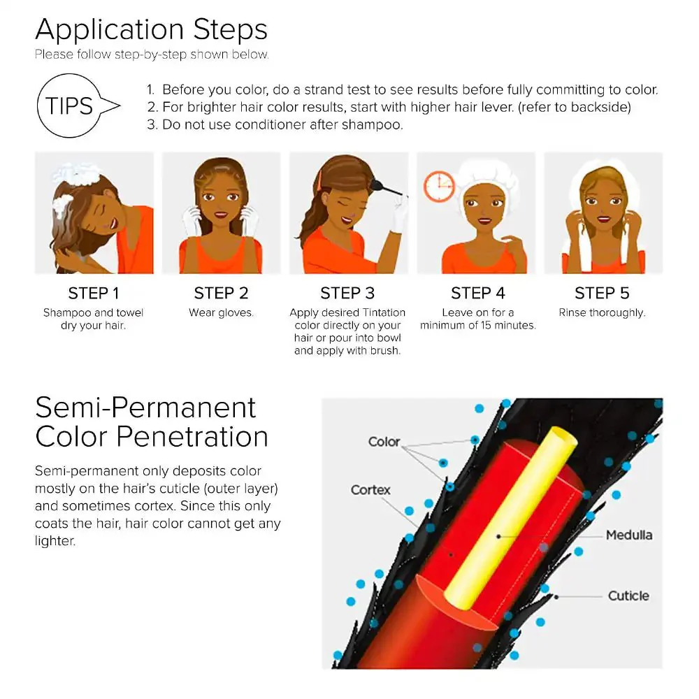 Red by Kiss – Tintation Semi-Permanent Hair Color - Image 25