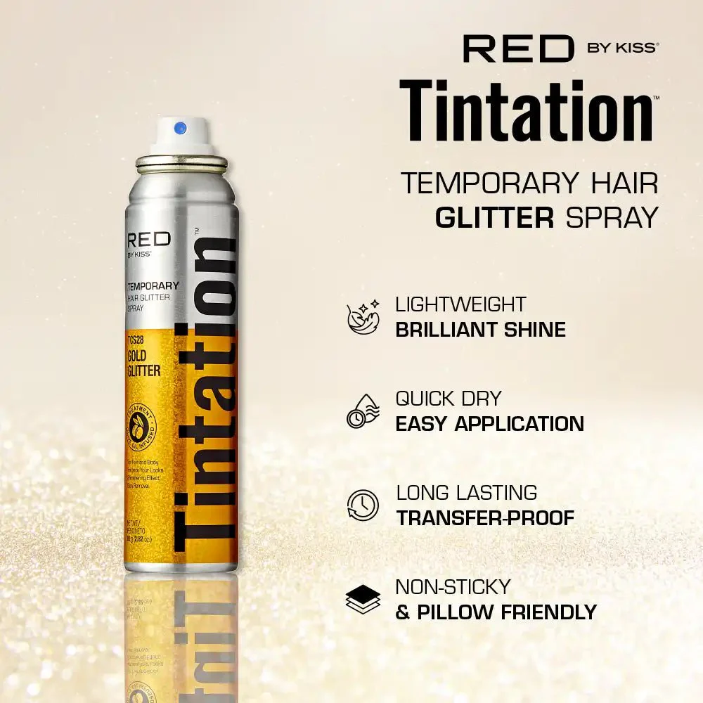 Red by Kiss Tintation Temporary Hair Color Spray - Image 4