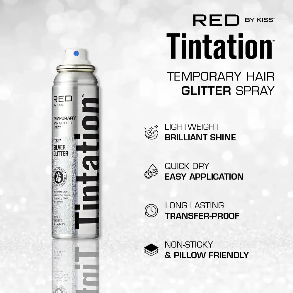 Red by Kiss Tintation Temporary Hair Color Spray - Image 8