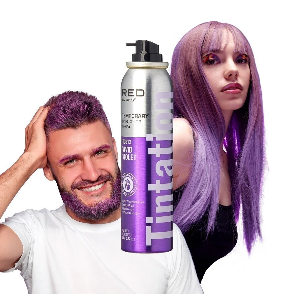 Red by Kiss Tintation Temporary Hair Color Spray – Vibrant Collection - Image 9