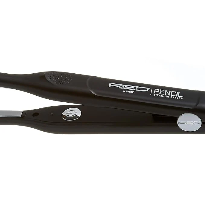 Red by Kiss Titanium Styler Pencil Flat Iron 3/10 inch - Image 3