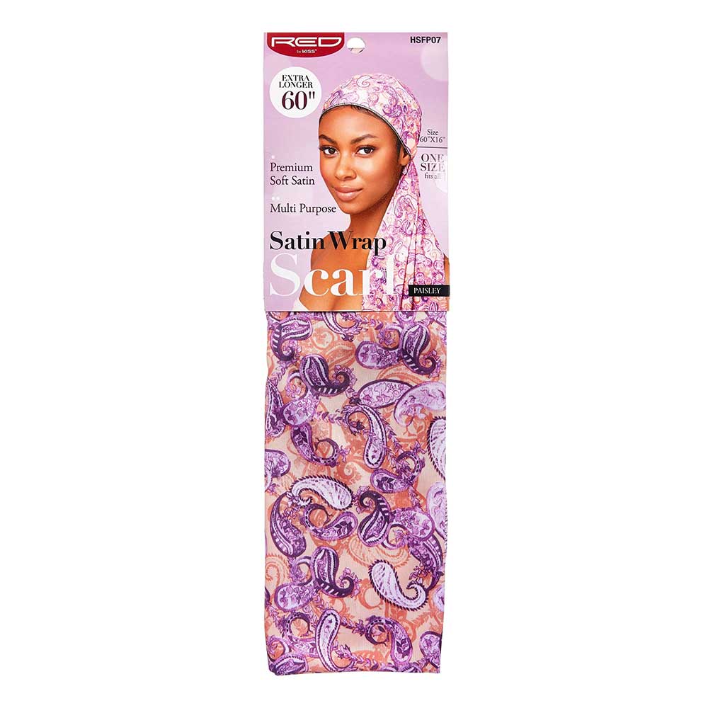 Red by Kiss Premium Satin Wrap Scarf - Image 10