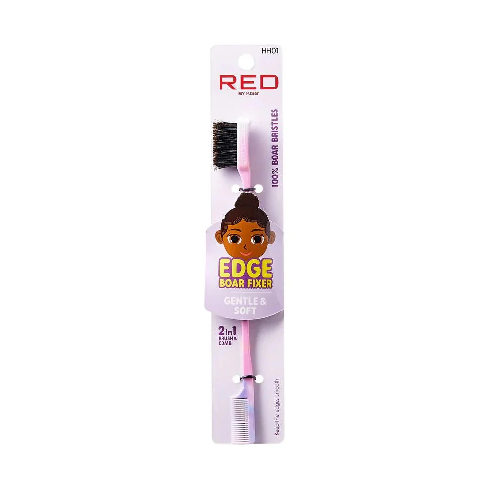 Red by Kiss Edge Boar Fixer 2-in-1 - Image 3