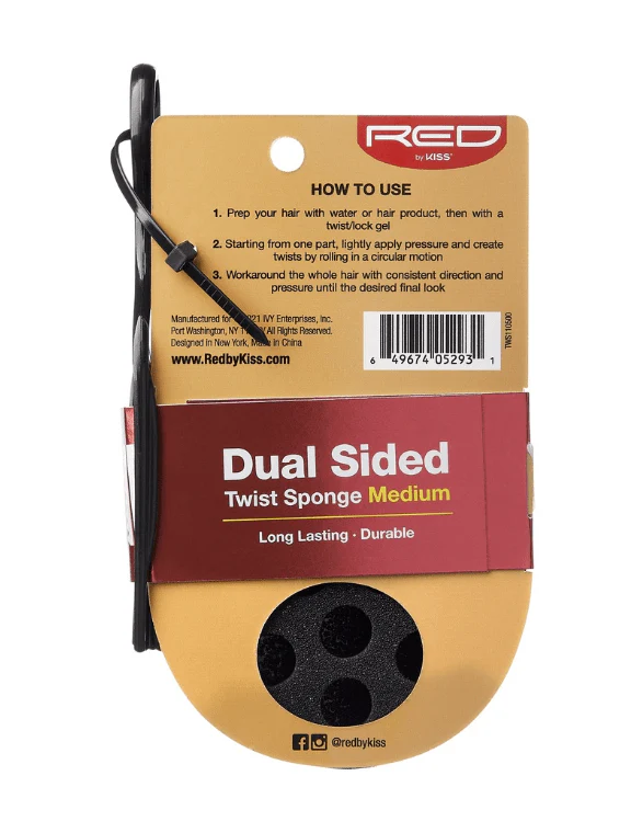 Red By Kiss Twist Sponge with PIK - Dual Sided Curved - Image 4