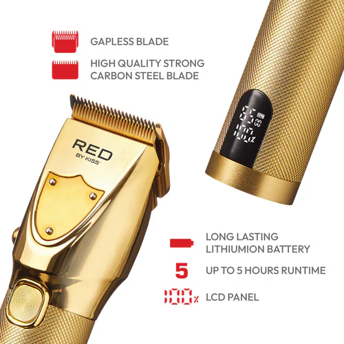 Red by Kiss Ultra Clean Cut Cordless Hair Clipper - Image 4