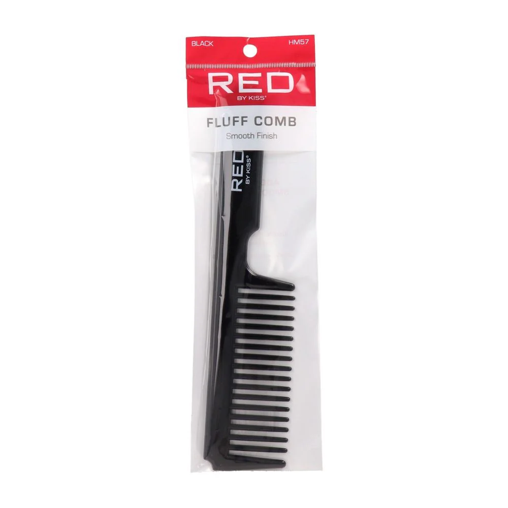 Red by Kiss Fluff Comb – Black