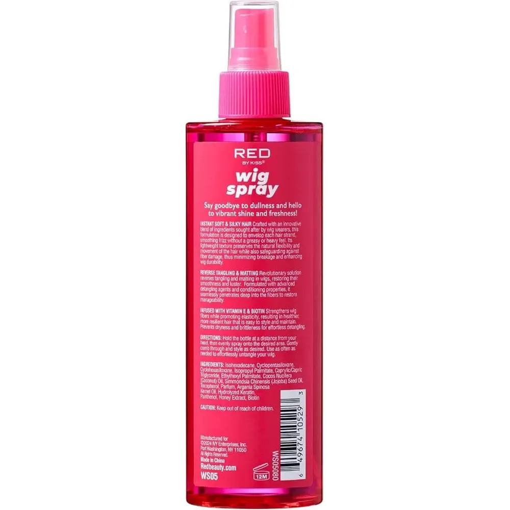 Red by Kiss Wig Spray – Extra Shine – 8 oz - Image 3
