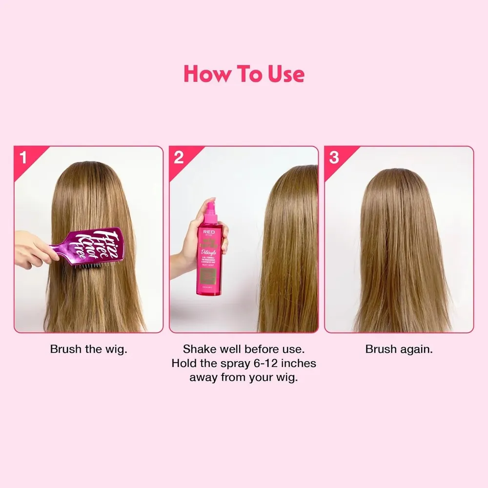 Red by Kiss Wig Spray – Extra Shine – 8 oz - Image 8