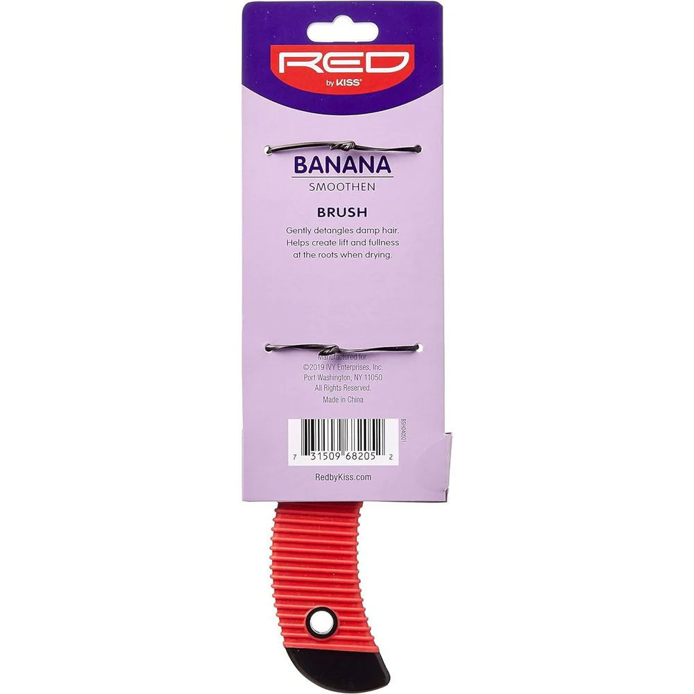Red by Kiss Banana No Tangles Brush – Standard Brush - Image 2