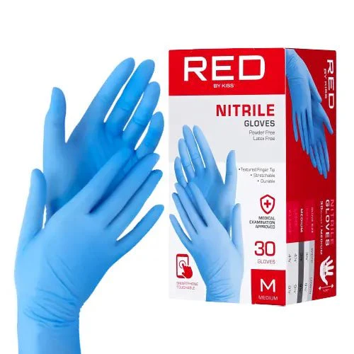 Red Nitrile Gloves – Durable, Powder-Free Protection 30pcs Pack - Image 4