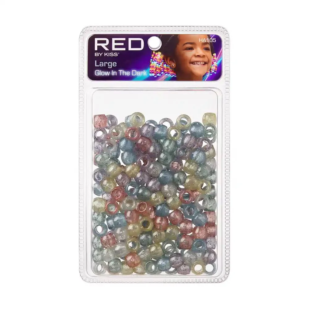RED Glow-in-the-Dark Beads- Color Assorted - Image 3