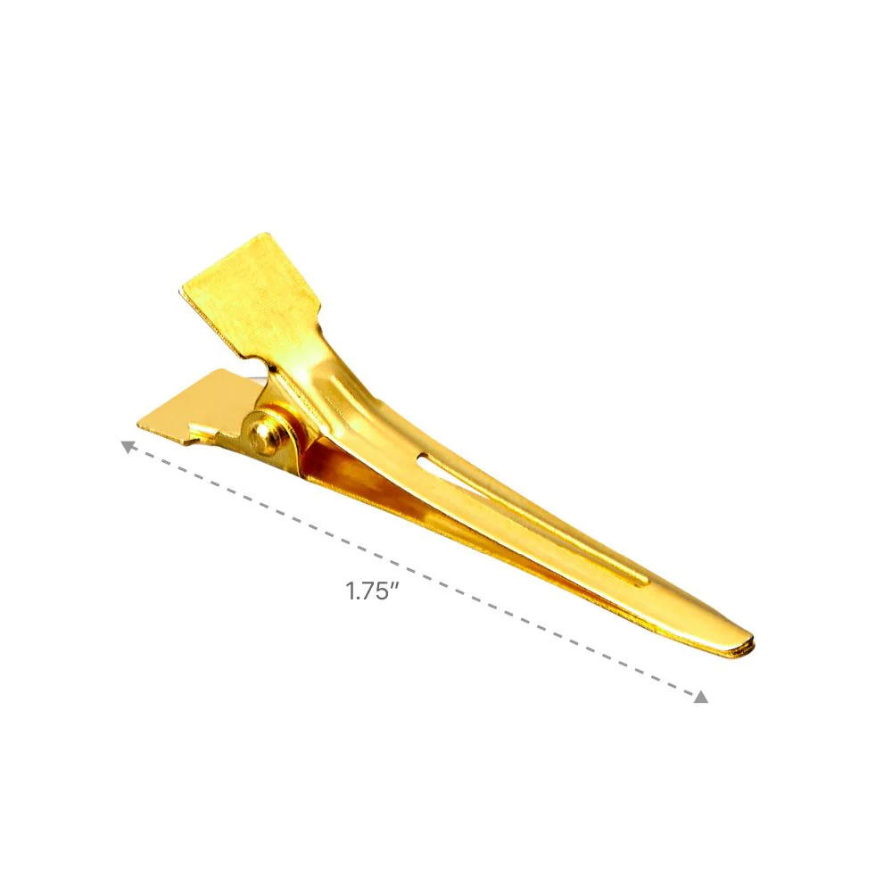 Gold Single Prong Clips – 35pcs / 70pcs - Image 3