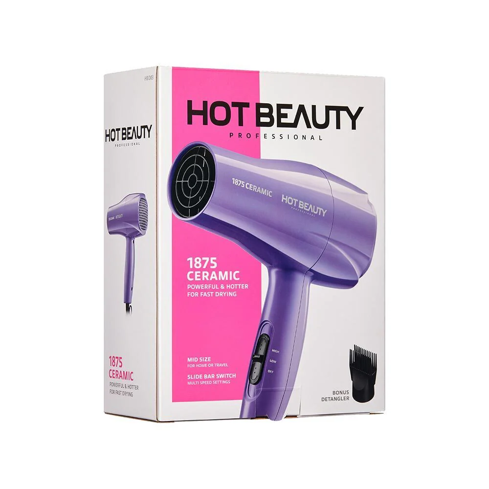 Hot Beauty 1875 Ceramic Blow Dryer - Image 6