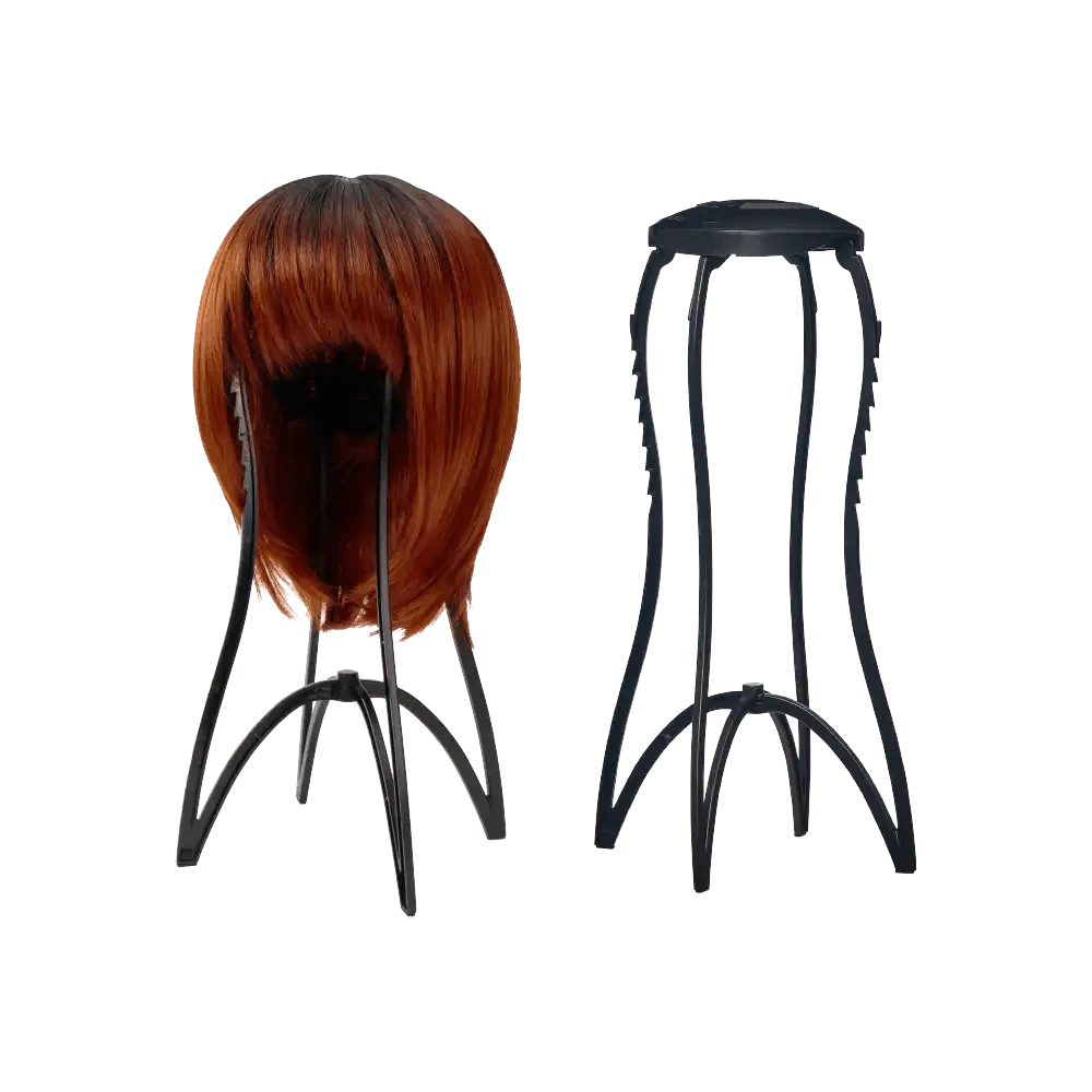RED One Touch Foldable Wig Stand - Image 3