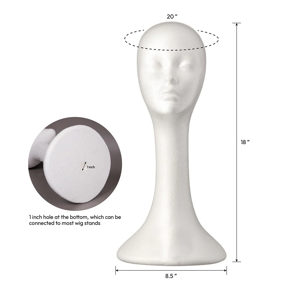 RED Premium Foam Mannequin Head - Image 5