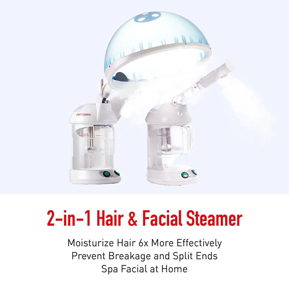 Red Pro Hair Therapy 2-in-1 Hair and Facial Steamer - Image 4