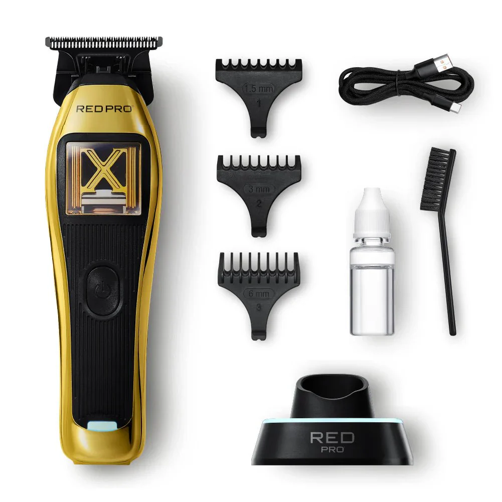 Red PRO X-King Vector Motor Cordless Trimmer - Image 2