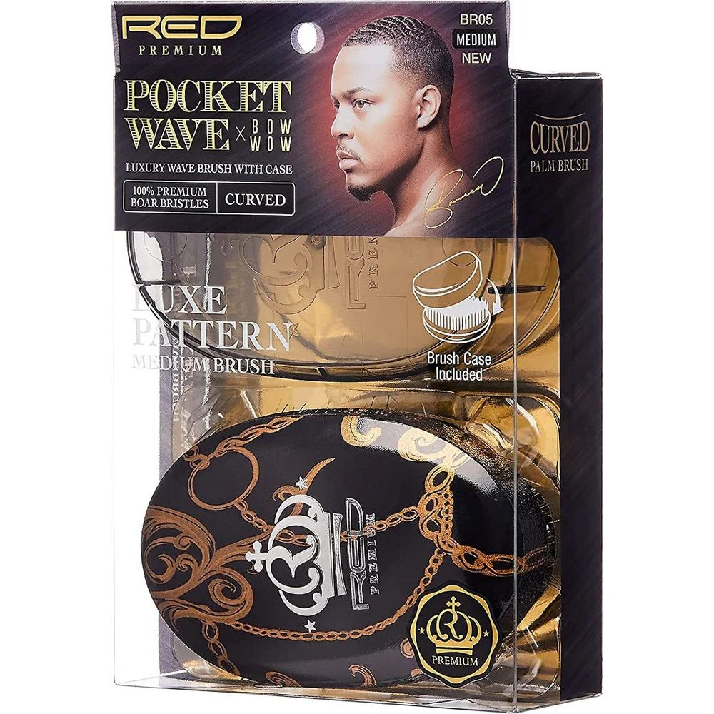 RED Rocket Wave X Bow Wow Brush - Medium Bristle - Image 2