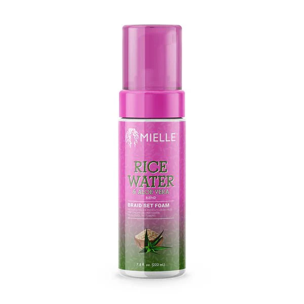 Mielle Rice Water & Aloe Vera Braid Set Foam