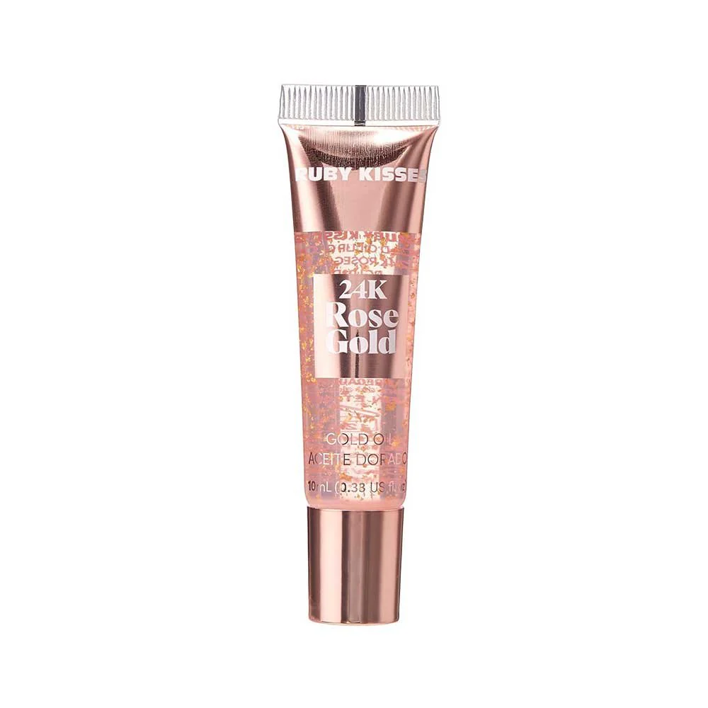 Ruby Kisses 24K Gold Lip Gloss – Real Gold Flakes - Image 3
