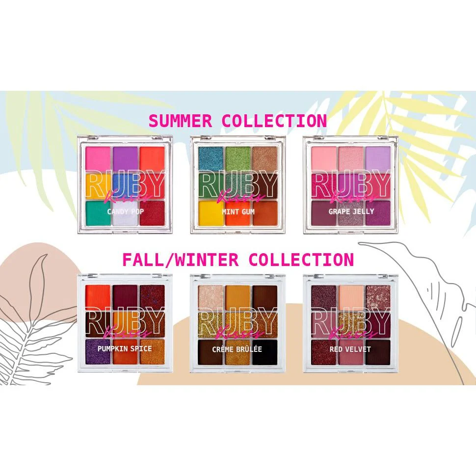 Ruby Kisses 9-Color Eyeshadow Palette