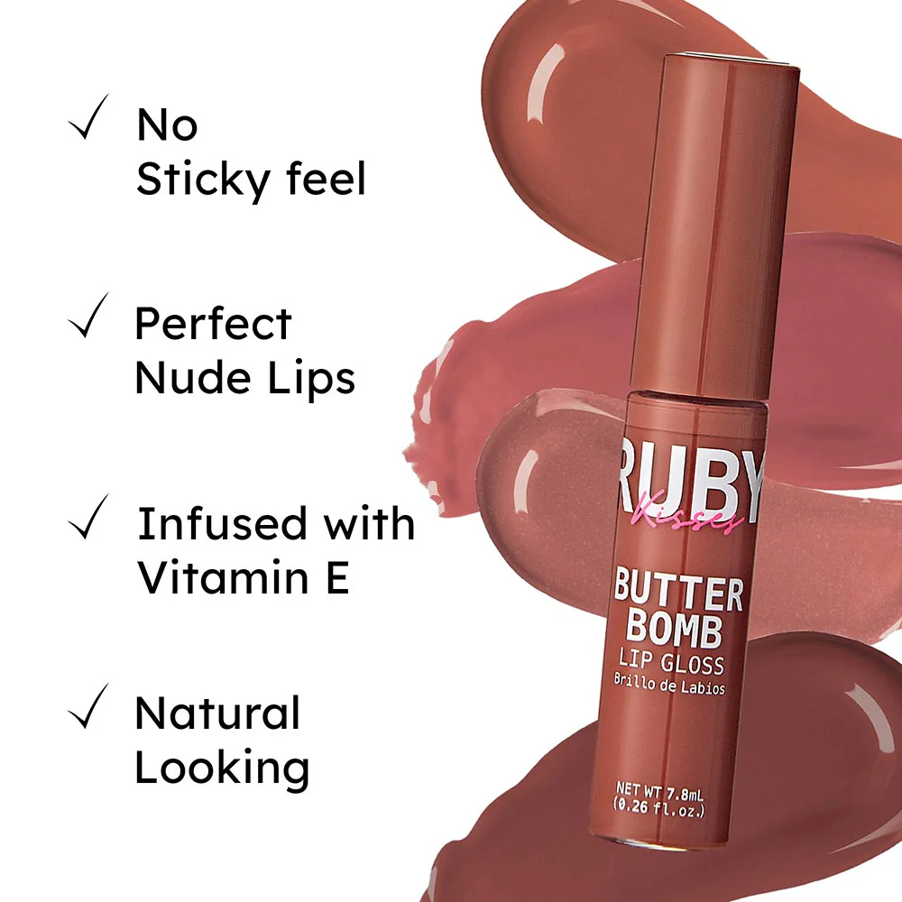 Ruby Kisses Butter Bomb Gloss - 12 Shades - Image 11