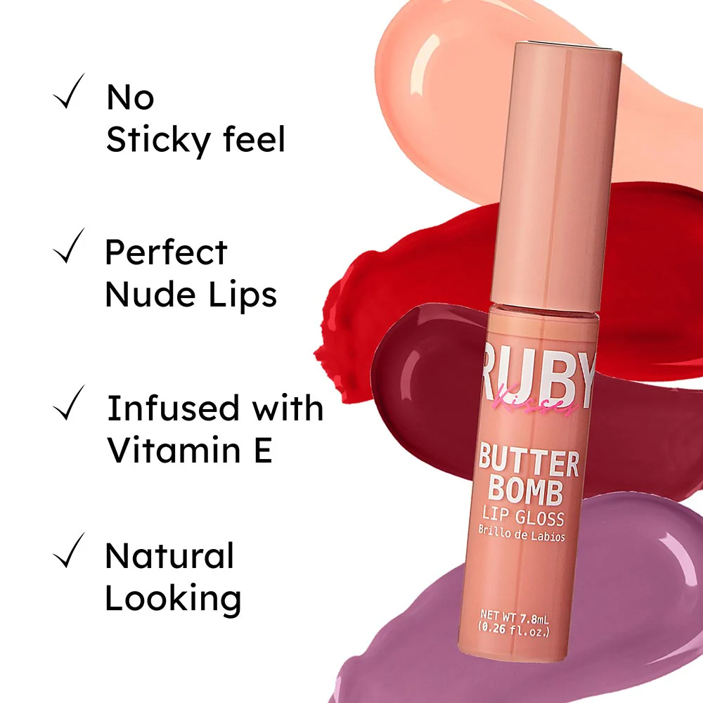 Ruby Kisses Butter Bomb Gloss - 12 Shades - Image 38