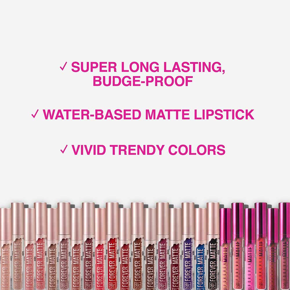 Ruby Kisses Forever Matte Liquid Lipstick – Matte Finish 18 Shades
