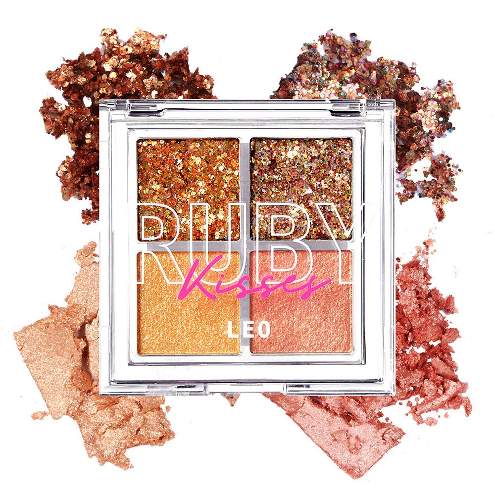 Ruby Kisses Glitter Gem Palette – 2.96g - Image 2