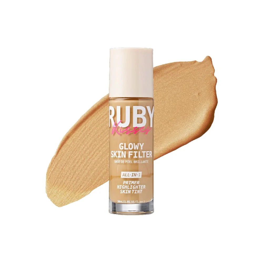 Ruby Kisses Glowy Skin Filter Foundation – 3-in-1 Primer, Skin Tint & Highlighter 10 Shades - Image 10
