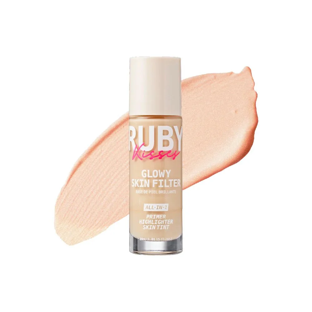 Ruby Kisses Glowy Skin Filter Foundation – 3-in-1 Primer, Skin Tint & Highlighter 10 Shades - Image 7