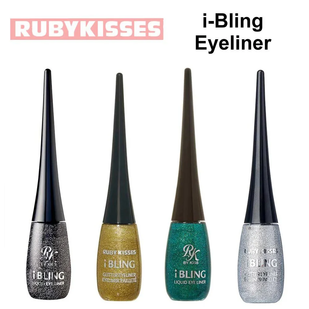 Ruby Kisses I-Bling Eyeliner – 4 Dazzling Shades (7ml)