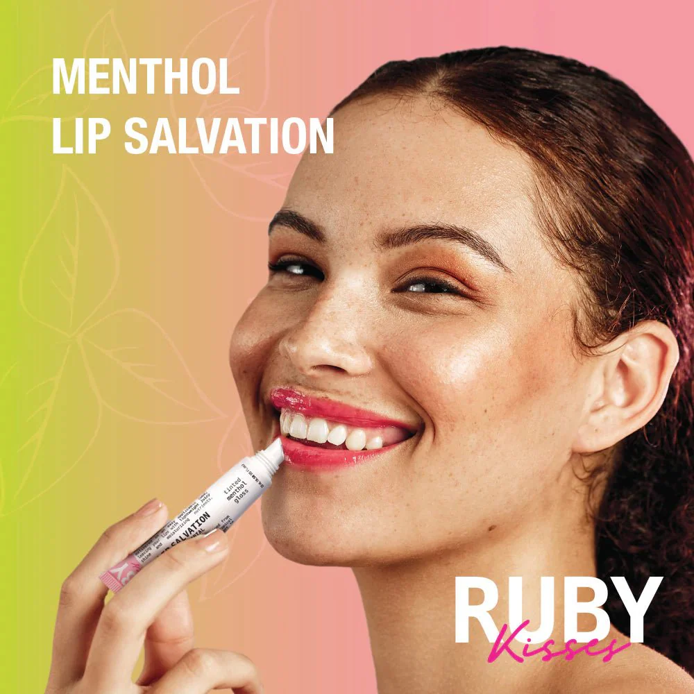 Ruby Kisses Lip Salvation Lip Gloss Menthol-Infused Treatment β 15ml - Image 10